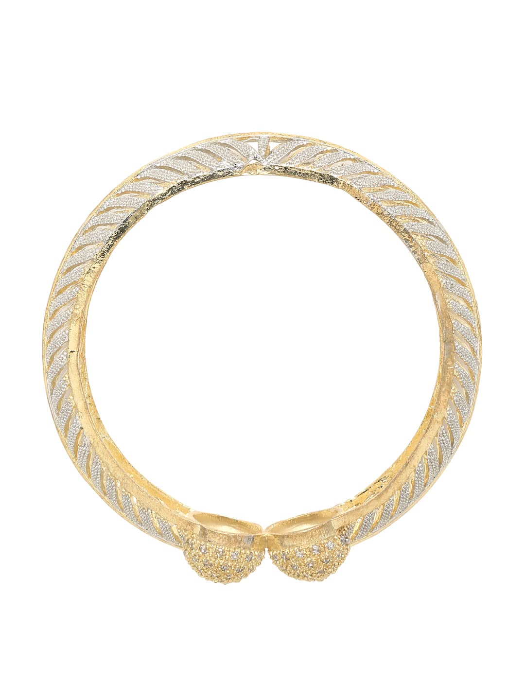 Stylish Plated Bangles for Women, Set of 2